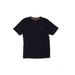 Nautica Short Sleeve T-Shirt: Blue Print Tops - Kids Boy's Size 10