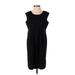 Old Navy Casual Dress - Sheath Scoop Neck Sleeveless: Black Print Dresses - Women's Size X-Small