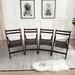 Set of 4 Foldable Wooden Special Event Chairs