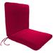 19" x 37" Outdoor Chair Cushion with Ties - 38.5'' L x 19'' W x 3.5'' H