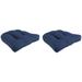 Sunbrella 18" x 18" Outdoor Wicker Seat Cushion (Set of 2) - 18'' L x 18'' W x 4'' H