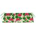 59" x 16" Outdoor Bench Cushion with Ties - 16'' L x 59'' W x 3'' H