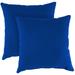 Sunbrella 18" x 18" Outdoor Throw Pillow (Set of 2) - 18'' L x 18'' W x 4'' H