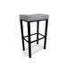 Tempo Furniture Soho Backless Stationary 26" Counterstool/30" Barstool Matte Black Powder Coat Finish by Furnish Theory