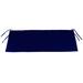 36" x 16" Outdoor Bench Cushion with Ties - 16'' L x 36'' W x 3'' H