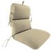 Sunbrella 22" x 45" Outdoor Chair Cushion with Ties and Loop - 45'' L x 22'' W x 5'' H