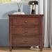 Classic 3-Drawer Nightstand Storage Wood Cabinet