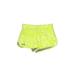 Under Armour Athletic Shorts: Green Print Activewear - Women's Size Small