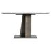 Bernhardt Equis 60" Stone Pedestal Dining Table Metal in Brown/Gray | 29.88 H x 60 W x 60 D in | Wayfair K1900
