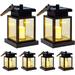 CG INTERNATIONAL TRADING 5.5" Solar Powered Integrated LED Outdoor Lantern | 5.5 H x 3.46 W x 3.46 D in | Wayfair a1998