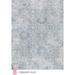 White Rectangle 2' x 3' Area Rug - The Met x Exquisite Rugs Legacy Ivory/Blue Area Rug Viscose | Wayfair 5662-2'X3'