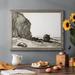 Wexford Home Barque On The Sand Near Sainte Framed On Canvas Print Canvas, Solid Wood in Blue/Gray/Green | 14 H x 20 W x 1.5 D in | Wayfair