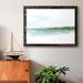 Wexford Home Green Ribbon Coast I - Single Picture Frame Print on Canvas Canvas, Solid Wood in Blue/Gray/Green | 28 H x 42 W x 1.5 D in | Wayfair