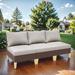 Ebern Designs Abida 78" Wide in Brown | 30 H x 78 W x 30 D in | Outdoor Furniture | Wayfair B11D710B2D7A4B10BB17DABEDEC1FA92