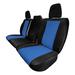 FH Group Neoprene CustomtoFit Seat Covers for 2019 to 2022 Dodge RAM 1500 Rear Set Fabric in Blue | 20 H x 26 W x 6 D in | Wayfair