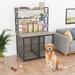 Tucker Murphy Pet™ Dog Crate Furniture in Gray | Wayfair 3F7496158FDD4D2F844C5D081064C1FC