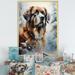 Winston Porter Saint Bernard Serenity IV On Canvas Print Metal in Brown | 32 H x 24 W x 1 D in | Wayfair 9CC4B96264BC44289116BEB3079A3E15