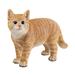 Winston Porter Purkey Cat Animals Resin Garden Statue in Orange | 4.33 H x 10.24 W x 7.68 D in | Wayfair B3DF07086F6F4069B6768ACEB34D7590