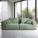 PULOSK Square Arms Modular Sofa | 27.52 H x 110.21 W x 39.32 D in | Wayfair Fourseat20240304TM593978740915PLCreamyWhite280