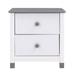 Isabelle & Max™ Hartselle Nightstand Wood in White | 20.5 H x 20 W x 17 D in | Wayfair 0393A4CF2E6943A8ADBE4B4567EACD8F