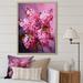 Winston Porter Neon Pink Lilacs Pop Beauty Unveiled - Print Plastic in Green/Pink | 44 H x 34 W x 1.5 D in | Wayfair