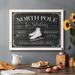 The Holiday Aisle® North Pole Ice Skating Framed On Canvas Print Canvas, Solid Wood in Black/Gray/White | 18 H x 26 W x 1.5 D in | Wayfair