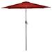 Northlight Seasonal 108" Beach Umbrella w/ Crank Lift Counter Weights Included in Orange | 96 H x 108 W x 108 D in | Wayfair NORTHLIGHT HP18824