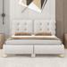 Alcott Hill® Lawrenceville Vegan Leather Platform Bed in Brown | 37.8 H x 63 W x 82.7 D in | Wayfair 150D974450974FB3B62DC97D90F77A1B