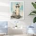 Breakwater Bay Gray Minimal Coastal Light House Canvas, Cotton in Blue/Gray/Green | 20 H x 12 W x 1 D in | Wayfair CAD6C3C7FADC49798A14B85336839AC6