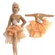 Nk 1 pcs neueste gelbe Spitze Kleid Party Ballett Rock Mode Dame Kleidung für Barbie Puppe Baby Spielzeug Puppe Puppenhaus Geschenk