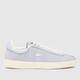 Lacoste baseshot trainers in white & blue