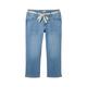 TOM TAILOR Damen Plus - Slim Leg Jeans Cropped, blau, Uni, Gr. 46