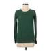 Banana Republic Heritage Collection Pullover Sweater: Green Print Tops - Women's Size Medium