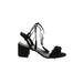 Athena Alexander Sandals: Black Solid Shoes - Women's Size 9 - Open Toe