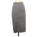 Heartloom Casual Skirt: Gray Marled Bottoms - Women's Size Small