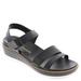 Cole Haan Peyton Flatform - Womens 8.5 Black Sandal Medium