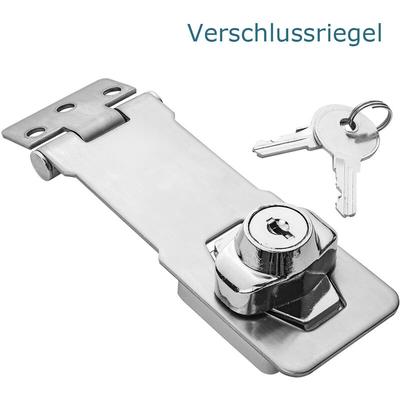 Ersatz Schloss Verschlusseinheit für Truckbox mit Überwurflasche Edelstahl Ersatzschloss Überfalle