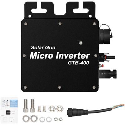 400W Solar Grid Tie Micro Inverter Wasserdichter Solarwechselrichter mit WiFi app Monitor AC220V