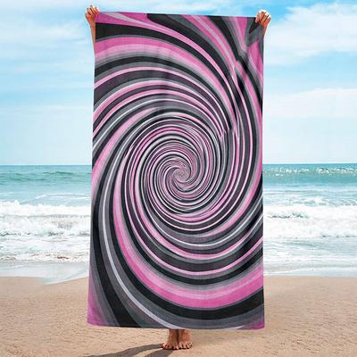 Whirlpool Beach Towel,Beach Towels for Travel, Quick Dry Towel for Swimmers Sand Proof Beach Towels for Women Men Girls Kids, Cool Pool Towels Beach Accessories Absorbent Towel