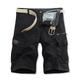 Men's Cargo Shorts Shorts Work Shorts Button Multi Pocket Plain Wearable Short Outdoor Daily Going out Fashion Classic Black Army Green
