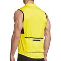 21Grams Men's Cycling Vest Cycling Jersey Sleeveless Bike Vest / Gilet Top with 3 Rear Pockets Mountain Bike MTB Road Bike Cycling Breathable Moisture Wicking Quick Dry Reflective Strips Black White