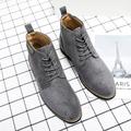 Men's Boots Dress Shoes Desert Boots Chukka Boots Sporty Casual Outdoor Daily PU Warm Comfortable Slip Resistant Booties / Ankle Boots Lace-up Black Brown Gray Fall Winter