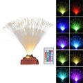 Colorful Fiber Optic Light LED Creative Touch Flash Bedroom Full of Stars Fiber Flower Atmosphere Desk Lamp USB 1PC