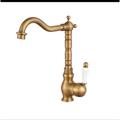 Kitchen faucet - Single Handle One Hole Electroplated Pull-out / Pull-down Centerset Retro Vintage Kitchen Taps