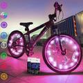 LED Bike Wheel Lights Ultra Bright Waterproof Bicycle Spoke Light Colorful Lamp Bicycle Accessories