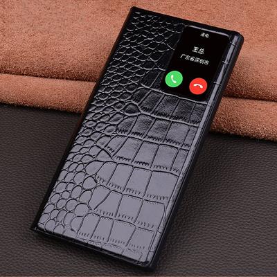 Phone Case For Samsung Galaxy S23 Ultra S22 Ultra Flip Cover Auto Sleep Wake Magnetic Warm Genuine Leather