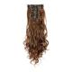 12pcs/set Long Wavy Hair Extensions Synthetic Clip In Hair Extensions Ombre Honey Blonde Dark Brown Thick Hairpieces