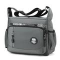 Men's Crossbody Bag Shoulder Bag Satchel Messenger Bag Nylon Outdoor Daily Zipper Large Capacity Foldable Lightweight Solid Color Black Navy Blue Green