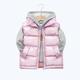 Kid Boy and Girl Puffer Vest Outerwear Basic Plain Sleeveless Winter Coat Black Gray Pink Daily Outdoor 3-13 Years