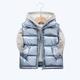 Kid Boy and Girl Puffer Vest Outerwear Basic Plain Sleeveless Winter Coat Black Gray Pink Daily Outdoor 3-13 Years